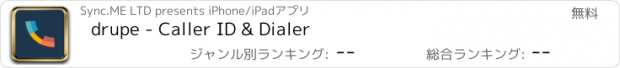 おすすめアプリ drupe - Caller ID & Dialer