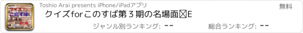 おすすめアプリ クイズforこのすば第３期の名場面　⑥