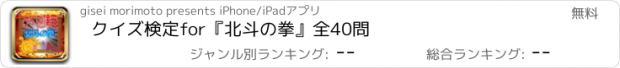 おすすめアプリ クイズ検定for『北斗の拳』全40問