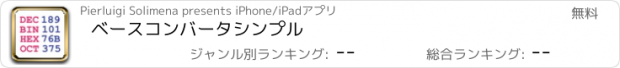 おすすめアプリ ベースコンバータシンプル