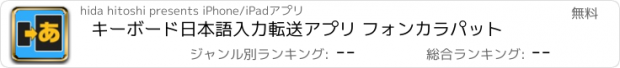 おすすめアプリ キーボード日本語入力転送アプリ フォンカラパット