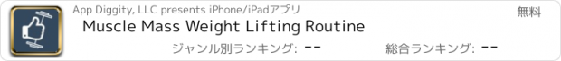 おすすめアプリ Muscle Mass Weight Lifting Routine