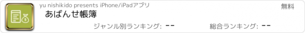 おすすめアプリ あばんせ帳簿