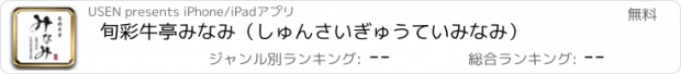 おすすめアプリ 旬彩牛亭みなみ（しゅんさいぎゅうていみなみ）