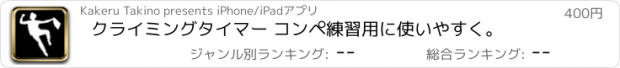 おすすめアプリ クライミングタイマー コンペ練習用に使いやすく。