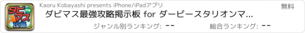 おすすめアプリ ダビマス最強攻略掲示板 for ダービースタリオンマスターズ