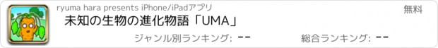 おすすめアプリ 未知の生物の進化物語「UMA」