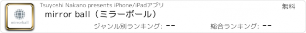 おすすめアプリ mirror ball（ミラーボール）