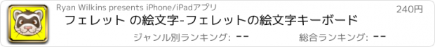 おすすめアプリ フェレット の絵文字-フェレットの絵文字キーボード