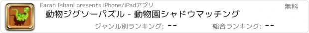 おすすめアプリ 動物ジグソーパズル - 動物園シャドウマッチング
