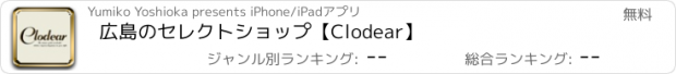 おすすめアプリ 広島のセレクトショップ【Clodear】