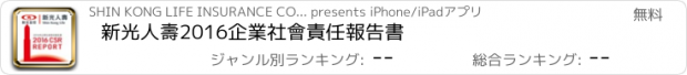 おすすめアプリ 新光人壽2016企業社會責任報告書