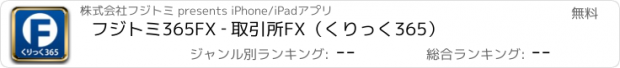 おすすめアプリ フジトミ365FX ‐ 取引所FX（くりっく365）