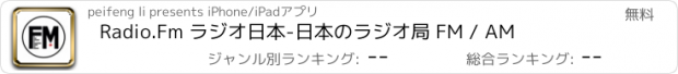 おすすめアプリ Radio.Fm ラジオ日本-日本のラジオ局 FM / AM