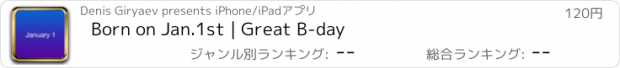 おすすめアプリ Born on Jan.1st | Great B-day