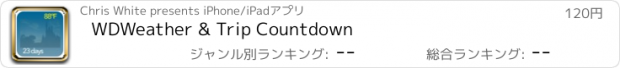 おすすめアプリ WDWeather & Trip Countdown