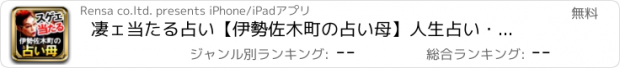 おすすめアプリ 凄ェ当たる占い【伊勢佐木町の占い母】人生占い・結婚占い