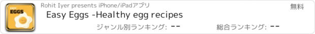 おすすめアプリ Easy Eggs -Healthy egg recipes