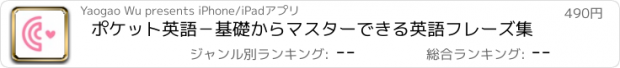 おすすめアプリ ポケット英語－基礎からマスターできる英語フレーズ集