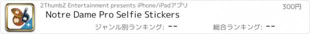 おすすめアプリ Notre Dame Pro Selfie Stickers