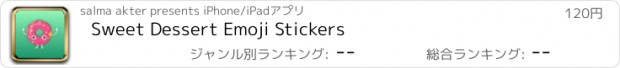 おすすめアプリ Sweet Dessert Emoji Stickers