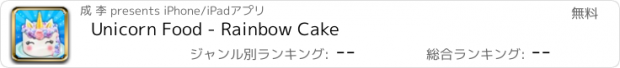 おすすめアプリ Unicorn Food - Rainbow Cake