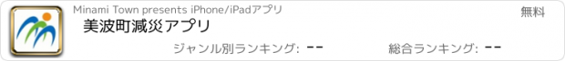 おすすめアプリ 美波町減災アプリ