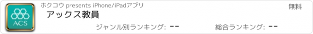 おすすめアプリ アックス教員