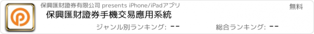 おすすめアプリ 保興匯財證券手機交易應用系統