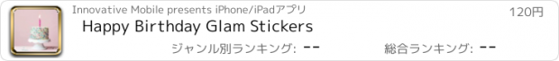 おすすめアプリ Happy Birthday Glam Stickers