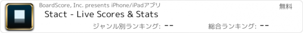 おすすめアプリ Stact - Live Scores & Stats