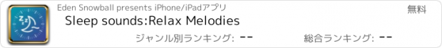 おすすめアプリ Sleep sounds:Relax Melodies