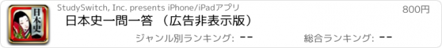 おすすめアプリ 日本史一問一答 （広告非表示版）