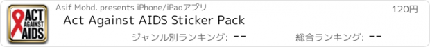 おすすめアプリ Act Against AIDS Sticker Pack