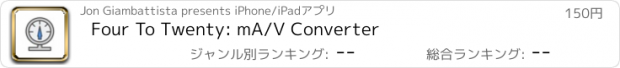 おすすめアプリ Four To Twenty: mA/V Converter