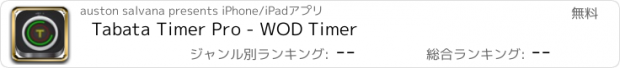 おすすめアプリ Tabata Timer Pro - WOD Timer