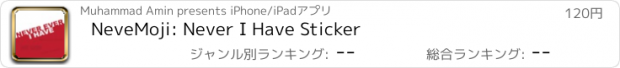 おすすめアプリ NeveMoji: Never I Have Sticker