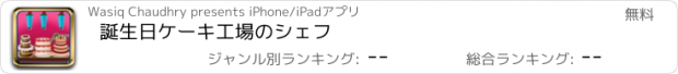 おすすめアプリ 誕生日ケーキ工場のシェフ