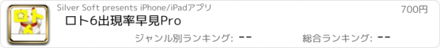 おすすめアプリ ロト6出現率早見Pro