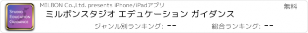 おすすめアプリ ミルボン　スタジオ エデュケーション ガイダンス