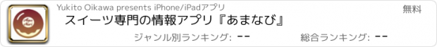 おすすめアプリ スイーツ専門の情報アプリ『あまなび』