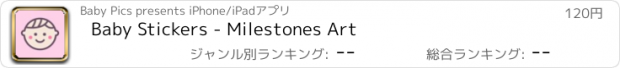 おすすめアプリ Baby Stickers - Milestones Art