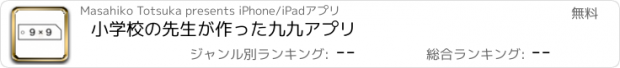 おすすめアプリ 小学校の先生が作った九九アプリ