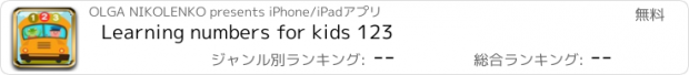 おすすめアプリ Learning numbers for kids 123