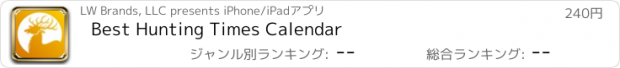 おすすめアプリ Best Hunting Times Calendar