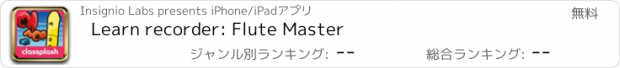 おすすめアプリ Learn recorder: Flute Master