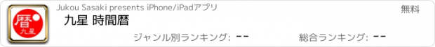 おすすめアプリ 九星 時間暦