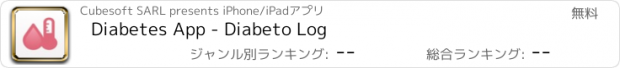 おすすめアプリ Diabetes App - Diabeto Log