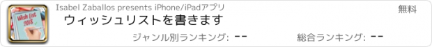 おすすめアプリ ウィッシュリストを書きます