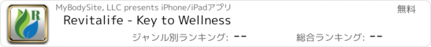 おすすめアプリ Revitalife - Key to Wellness